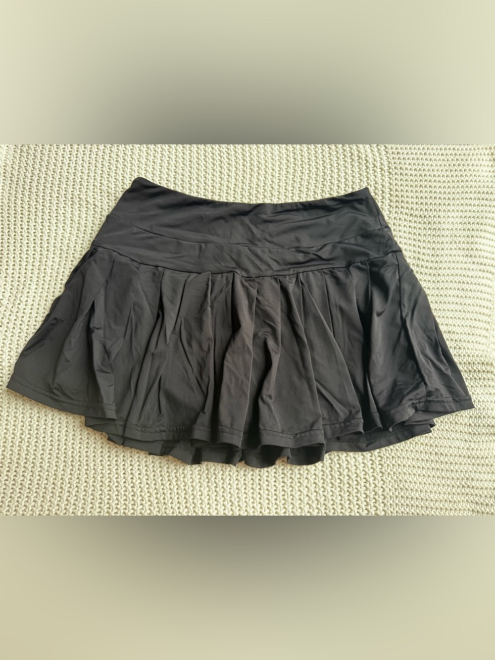 Black Girls' Active Skort - Comfortable Pleated Design